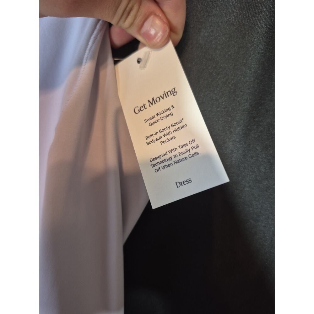 Spanx The Get Moving Purple Zip Front Mini Dress New XS - Picture 8 of 13